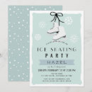 Recherche de patinage anniversaire invitations Parti