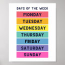 Zoek naar dagen week posters School