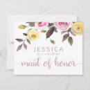 Recherche de rose de femmes invitations Maid of honor