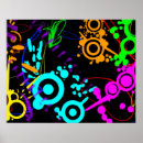 Recherche de résumé coloré art Néon