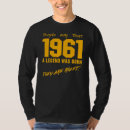 Recherche de anniversaire 1961 tshirts Né