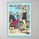 Zoek naar strand cartoon posters Vintage
