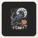 Recherche de oiseaux drôles dessous de verres F caw f