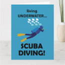 Recherche de plongée sous marine vœux cartes Snorkeling
