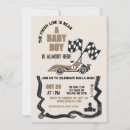 Zoek naar race car baby shower invitations Racen