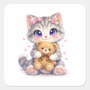 Recherche de chaton mignon autocollants De chat kawaii