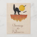 Recherche de chat noir halloween cartes postales Samhain