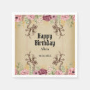 Zoek naar perkament servetten For her