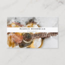 Recherche de guitarist cartes visite Teacher