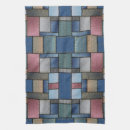 Zoek naar jeans keuken handdoeken Blauw