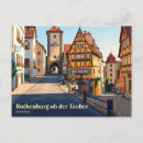 Recherche de tauber cartes postales Route romantique