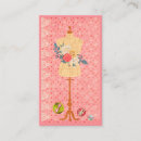 Recherche de habillage cartes visite Couturière