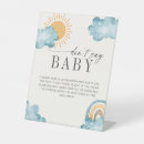 Recherche de baby shower signes table Arc en ciel