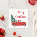 Recherche de camion vintage serviettes Arbre de noël