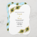 Recherche de beau paon invitations Plumes de paon