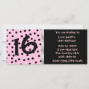Recherche de de polkadot anniversaire invitations Rose