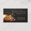 Recherche de chef indien cartes visite Cuisine