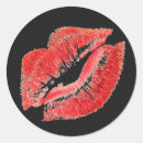 Zoek naar lippenstift kus stickers Rode lippen