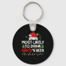 Recherche de bière drôle porteclés Xmas