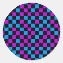 Recherche de damier violet autocollants Géométrique