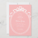 Recherche de ribbon baby shower invitations Élégant