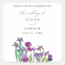 Recherche de iris fleurs autocollants Aquarelle