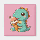 Recherche de dinosaure drôle magnets Dessin