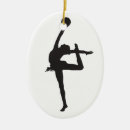 Recherche de gymnaste ornements Silhouette