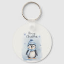 Recherche de pingouin noël porteclés Mignon