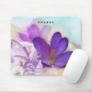 Recherche de crocus tapis souris Violet
