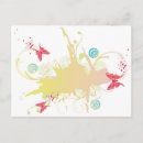 Recherche de grungy cartes postales Illustration