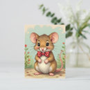 Recherche de souris mignonne cartes postales Adorable