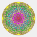 Recherche de mandala arc en ciel autocollants Abstrait