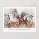 Recherche de chevaux sauvages cartes postales Peinture