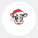 Recherche de vache père noël autocollants Vache à haute altitude