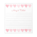 Recherche de coeurs roses blocsnotes Coeur rose