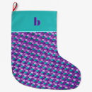 Recherche de violet chaussette de noël Monogramme