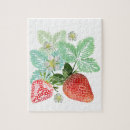 Recherche de fraise puzzles Doux