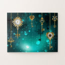 Recherche de squelettes puzzles Vert