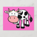 Recherche de vache heureuse cartes postales Animal de ferme