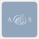 Recherche de monogramme vintage autocollants Traditionel