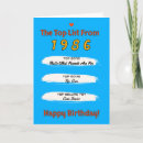 Recherche de 1986 anniversaire cartes Années 80