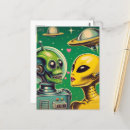 Recherche de scifi vintage cartes postales Rétro