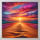 Zoek naar zonsondergang posters Zand