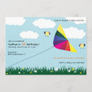Recherche de cerf volant invitations Bleu