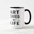Zoek naar kunst mokken Zwart