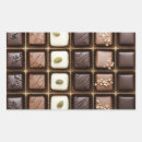 Recherche de chocolat foncé autocollants Bonbon