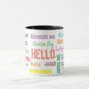 Recherche de différentes langues tasses Muqueuse