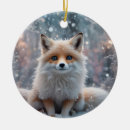 Zoek naar baby vos ornamenten Winter