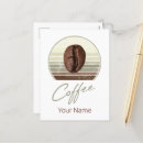 Recherche de fèves cartes postales Barista